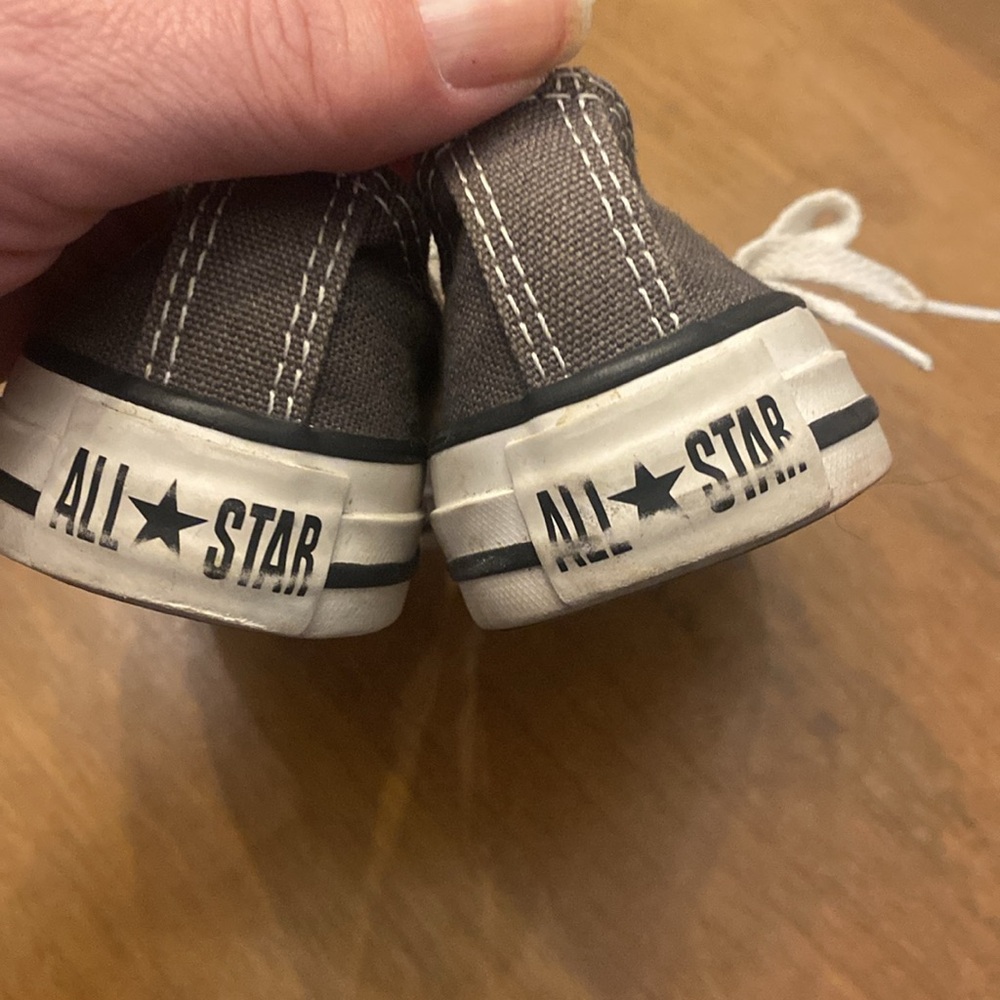Converse kids Sz 13 grey All-Stars - Picture 4 of 7